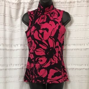 Express Sleeveless Turtleneck Stretch Top